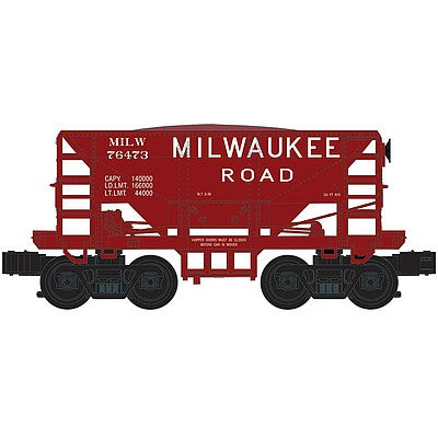 Bachmann 48504 O Scale 70-Ton Ore Car - 3-Rail Ready to Run - Williams -- Milwaukee Road