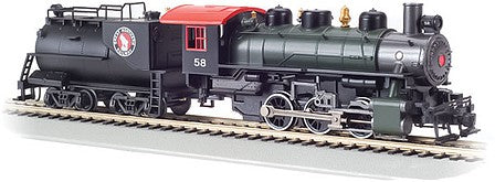 Bachmann 50709 HO Scale USRA 0-6-0 Switcher with Vanderbilt Tender - Standard DC -- Great Northern 58 (green, black, Tuscan, graphite)