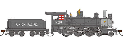 Bachmann 51402 HO Scale Baldwin 4-6-0 w/Sound & DCC -- Union Pacific #1429 (black, graphite)