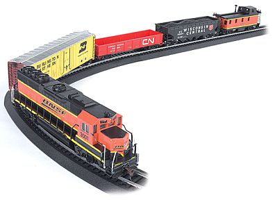 Bachmann 706 HO Scale Rail Chief Train Set -- Burlington Northern & Santa Fe