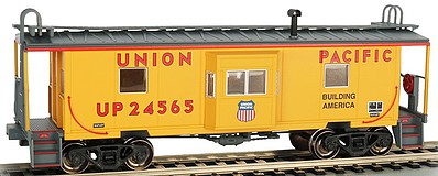 Bachmann 73205 HO Scale Steel Bay Window Caboose - Ready to Run -- Union Pacific(R) #24565 (Armour Yellow, red, gray)