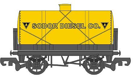Bachmann 77008 HO Scale Tank Car - Ready to Run - Thomas & Friends(TM) -- Sodor Diesel Co.