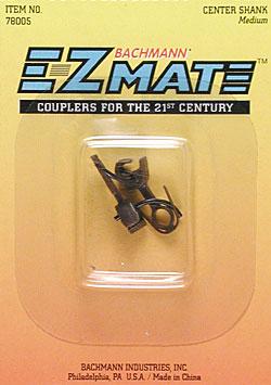 Bachmann 78005 HO Scale E-Z Mate(R) Magnetic Knuckle Coupler Center Shank -- Medium 1 Pair
