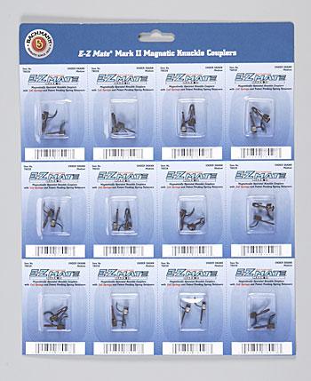 Bachmann 78028 HO Scale E-Z Mate Mark II Couplers w/Metal Coil Spring -- Under Shank Medium 1 Pair