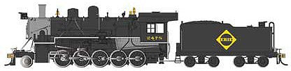 Bachmann 85402 HO Scale Baldwin 2-10-0 Russian Decapod - WowSound(R) and DCC - Spectrum(R) -- Erie #2478 (black, graphite, yellow)