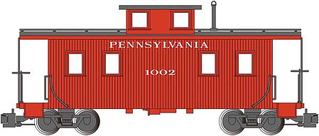 Bachmann 93802 G Scale Eight-Wheel Wood Center-Cupola Caboose - Ready to Run -- Pennsylvania Railroad #1002