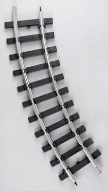 Bachmann 94601 G Scale Steel Alloy Curved Track -- Single Piece