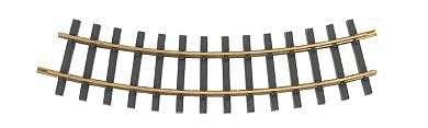 Bachmann 94653 G Scale Code 332 -- 24" 61cm Radius Section (Makes 4' 122cm Diameter Circle) pkg(12)