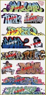 Blair Line 1259 N Scale Mega Set Modern "Tagger" Graffiti Decals -- #10 pkg(11)