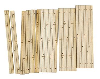 Blair Line 133 HO Scale One Lane Wood Grade Crossing -- Kit - pkg(2)