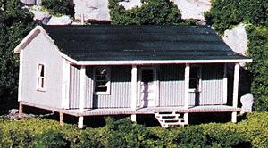 Blair Line 176 HO Scale Company House -- Kit - 3-1/2 x 2"  8.8 x 5cm