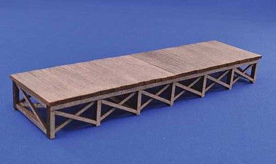 Blair Line 72 N Scale Loading Dock -- Laser-Cut Wood Kit - 3 x 3/4"  7.6 x 5.9cm