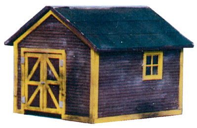 Blair Line 75 N Scale Section Toolhouse -- Kit - 1-1/8 x 1"  2.8 x 2.5cm
