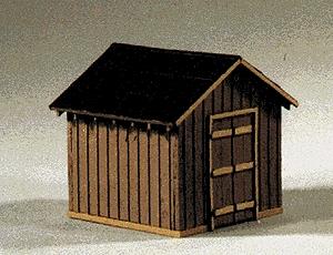 Blair Line 83 N Scale Coal Storage House -- 3/4 x 3/4"  1.8 x 1.8cm