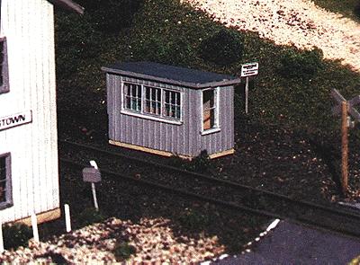 Blair Line 84 N Scale House (Laser-Cut Wood Kit) -- 1/2 x 1"  1.3 x 2.5cm