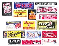 BTS (Better Than Scratch) 20922 HO Scale Color Poster Set -- General Store II