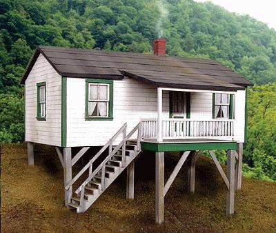 BTS (Better Than Scratch) 27237 HO Scale Cabin Creek Company House