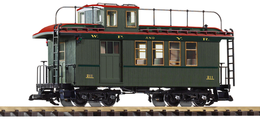 Piko 38634 G Scale WP&YR Wood Drovers Caboose 211