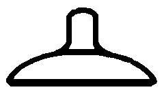 Campbell Scale Models 255 All Scale Light Shades -- Unpainted Brass pkg(6)