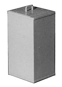 Cannon & Company 1904 HO Scale Electrical Cabinet Air Filter Box -- Built-In Style For Mid-Production EMD Dash-2 & 50/60 Series Diesels pkg(2)