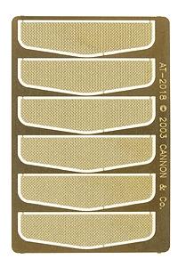 Cannon & Company 2018 HO Scale Anticlimber Safety Tread pkg(6) -- Fits #2103 Standard Anticlimber, Sold Separately