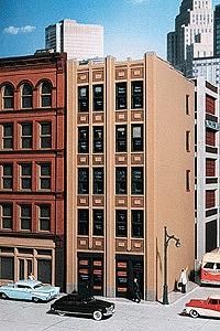 City Classics 105 HO Scale Baum Boulevard Art Deco Building -- Kit - 5-1/4 x 3-1/2 x 9"  13.4 x 8.9 x 22.9cm