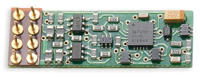 Digitrax DN146IP All Scale DN146IP Series 6 Control Decoder for N & HO -- 8-Pin Integrated Plug 1.158 x .386 x .115"