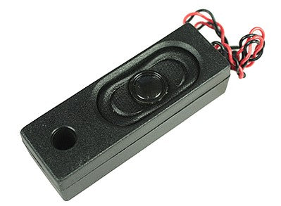 Digitrax SP53188B All Scale Rectangular Speaker w/Ported Enclosure & Wires -- 8-Ohm, 53 x 18 x 14mm