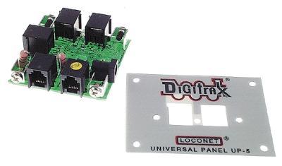 Digitrax UP5 All Scale LocoNet Universal Interconnect Panel