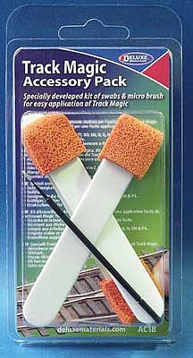 Deluxe Materials AC18 All Scale Track Magic Accessory Pack -- For Applying Track Magic Liquid Track Cleaner
