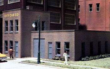 Design Preservation Models 11200 HO Scale Woodland Scenics DPM Landmark Structures(R) - 100 Series -- City Cab Co. - 6-1/4 x 5-3/4"  15.9 x 14.6cm