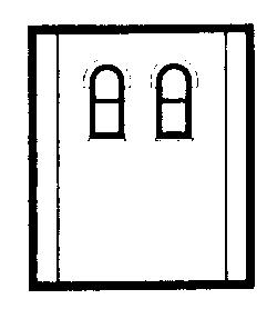 Design Preservation Models 30109 HO Scale Modular Building System(TM) -- Two-Story Wall Sections w/2 2nd Story Arched Windows - Kit