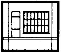 Design Preservation Models 30172 HO Scale Modular Building System(TM) -- Dock Level Wall Sections w/Steel Sash Entry - Kit