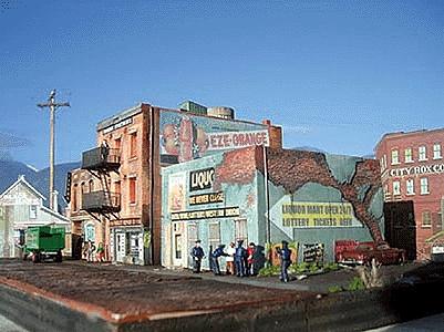 Downtown Deco 1027 HO Scale Addams Ave. Part Five -- Kit