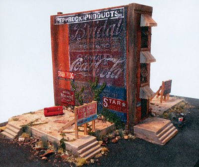 Downtown Deco 1060 HO Scale The Worst Block in Town -- Kit