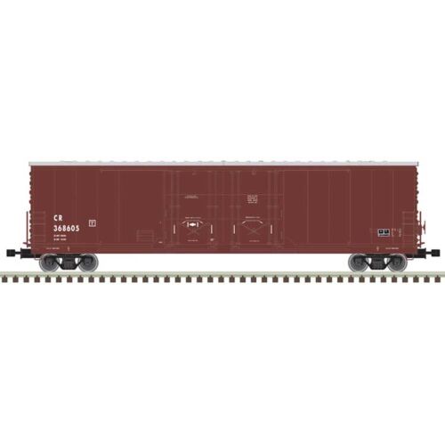Atlas Model Railroad 50005213 N Scale Evans 53' Double Plug-Door Boxcar - Ready to Run - Master(R) -- Conrail 368605 (Boxcar Red, white)