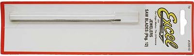 Excel Hobby 20510 All Scale Fine Jeweler's Saw Blades -- #4/0 72 Teeth/Inch Carded