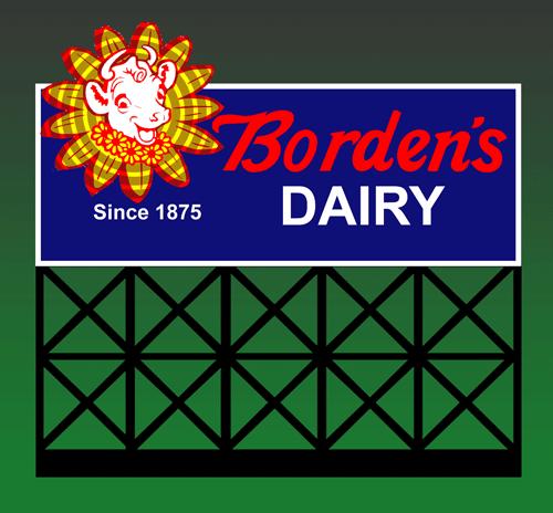 Miller Engineering 1052 Ho/N Borden'S Dairy Bb