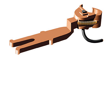 Bachmann 78035 HO Scale E-Z Mate Mark II Couplers w/Metal Coil Spring -- Medium Center Shank for NEM Coupler Sockets