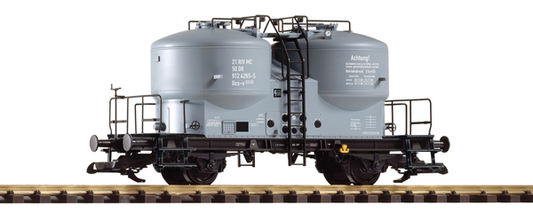 Piko 37795 G Scale DR IV Cement Silo Car, Black Chassis