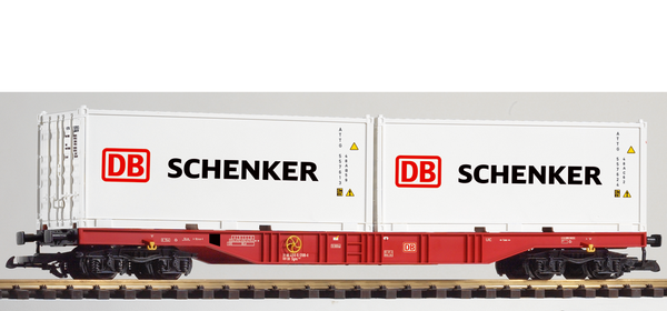 Piko 37753 G Scale DB VI Flat w/2 20' Containers