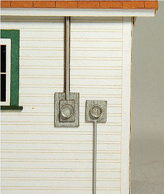 GCLaser 11011 HO Scale Meter Socket pkg(4) -- Kit - 2 Styles