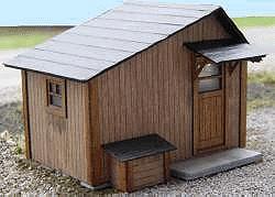 GCLaser 1201 HO Scale Tool Shed -- Kit - 2-3/8 x 2-1/8 x 1-11/16" 6 x 5.4 x 4.3cm