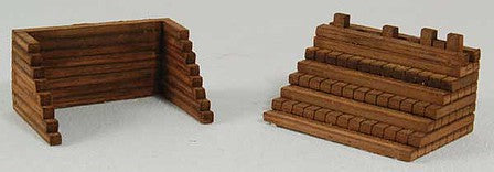 GCLaser 182 N Scale Timber Track Bumpers - Laser Cut Card Kit -- 2 Styles