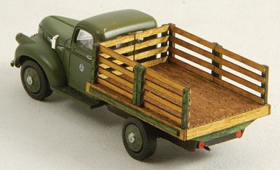 GCLaser 19050 HO Scale Stakebed Truck Body - Laser-Cut Wood Kit -- Fits Classic Metal Works 1941/46 Chevrolet Utility Truck
