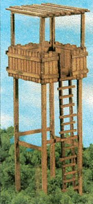 GCLaser 19085 HO Scale Hunter's Stand -- Laser-Cut Matboard Kit - 15/16 x 1-1/8 x 3"