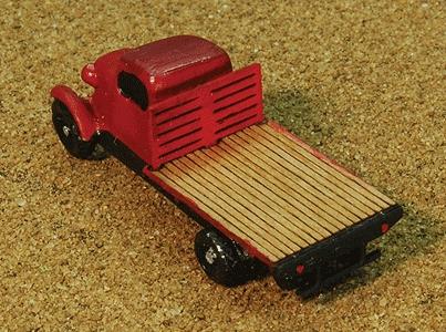 GCLaser 52782 Z Scale Flatbed Truck Body - Kit (Laser-Cut Wood) -- Fits #716-30028 or 30029 (each sold separately)