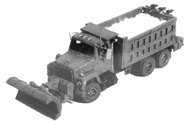 GHQ 53017 N Scale Snowplow Dump Truck - Kit