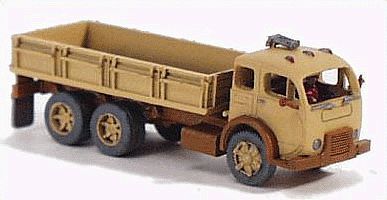 GHQ 56007 N Scale American Truck - (Unpainted Metal Kit) -- 1950 6 x 2 2/Low-Sided Box