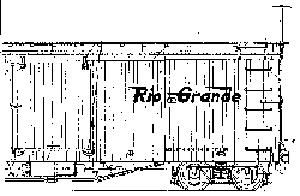 Grandt Line 3001 O Scale Boxcar Hardware Kit -- Denver & Rio Grande Western